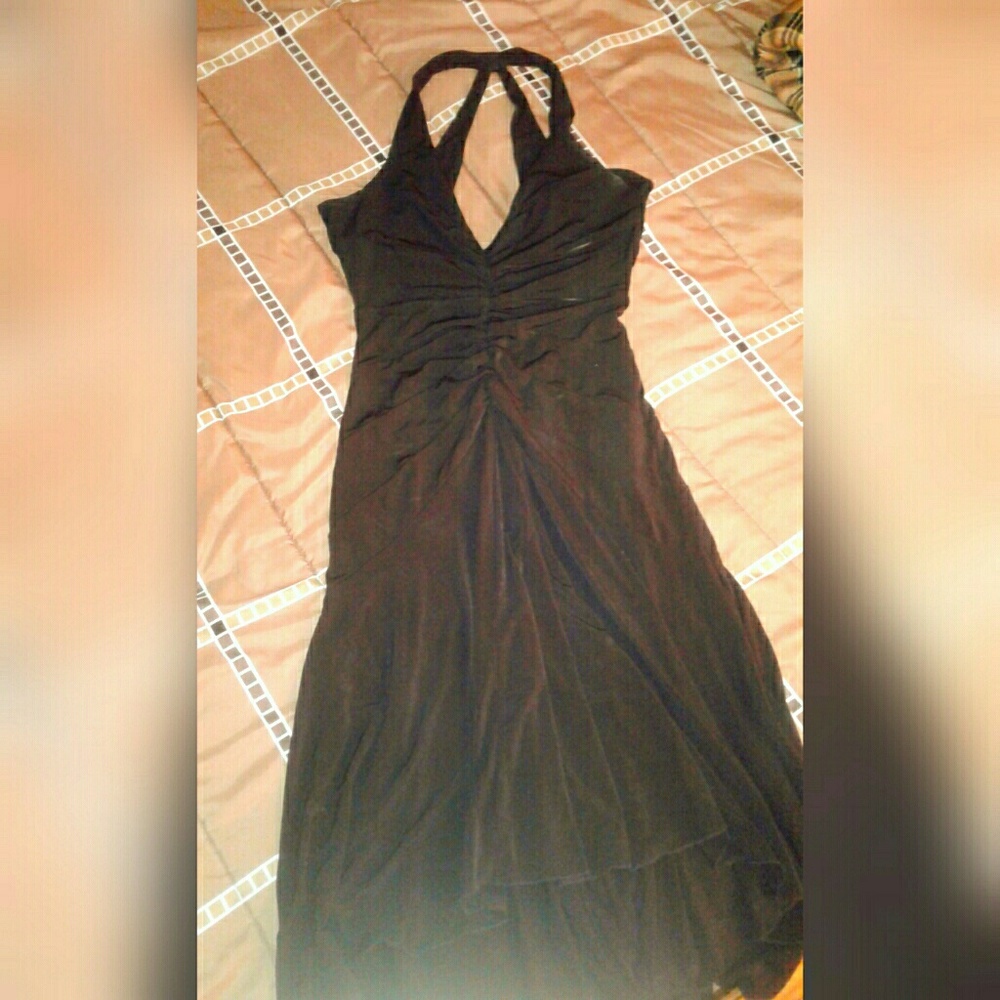 Rue21 Little Black Hi-Low Halter Dress⚠😍